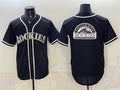 Colorado Rockies Team Big Logo 2026 Fashion Replica Black Fotopoulosg Out Stitched Jersey