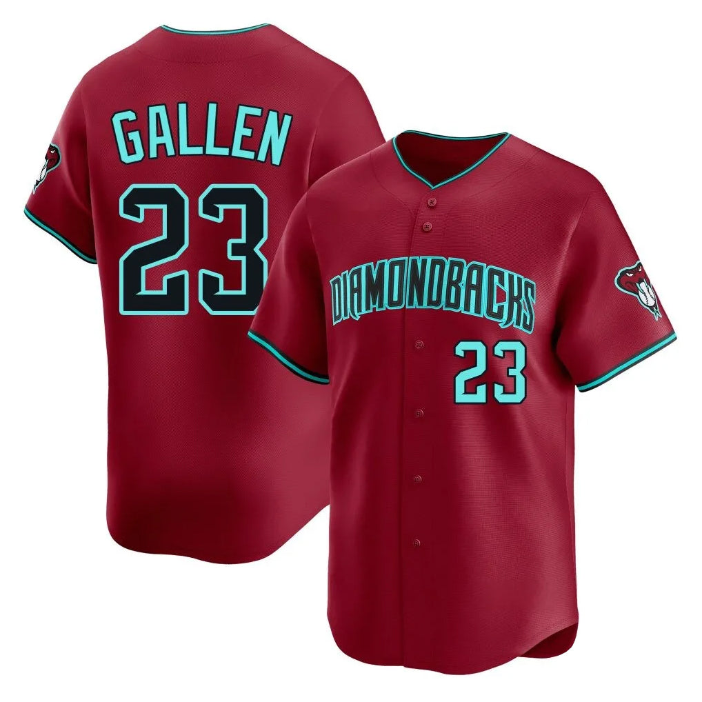 Arizona Diamondbacks #23 Zac Gallen Player Red Fotopoulosg Limited Home Game Stitched Jerseys