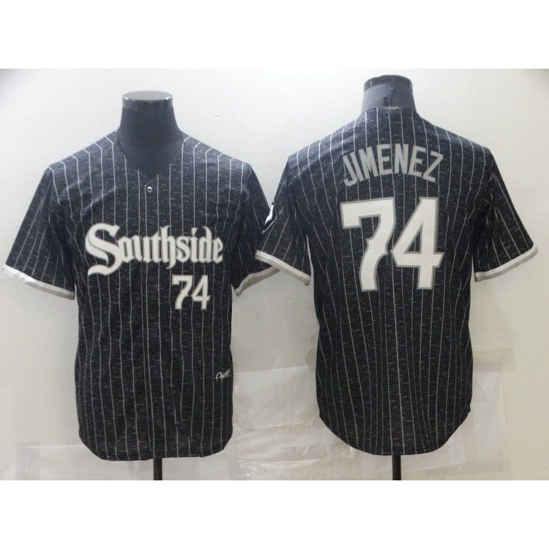Chicago White Sox #74 Jimenez City Edition Black Fotopoulosg Game 2021 Jersey