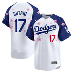 Los Angeles Dodgers #17 Shohei Ohtani Player White-Royal Fotopoulosg Tokyo Series Vapor Premier Limited Stitched Jerseys