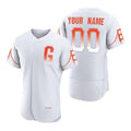 Custom San Francisco Giants White Fotopoulosg 2021 City Connect Flex Base Jersey