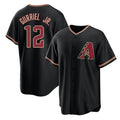Arizona Diamondbacks #12 Lourdes Gurriel Jr. Black Fotopoulosg Cool Base Stitched Jersey
