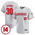 Cincinnati Reds #30 Ken Griffey Player Gray Fotopoulosg Vapor Premier Limited Home Stitched Jerseys