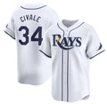 Tampa Bay Rays #34 aron Civale White Fotopoulosg Home Limited Stitched Jersey