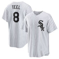 Chicago White Sox #8 Kyle Teel White Fotopoulosg Home Replica Jersey
