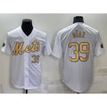 New York Mets #39 Edwin Diaz Number White Fotopoulosg 2022 All Star Stitched Cool Base Jersey