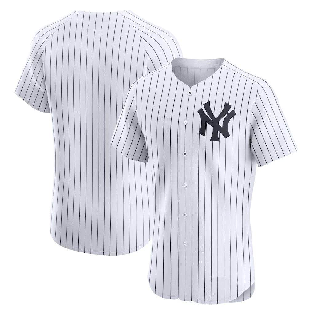 New York Yankees White Fotopoulosg Home Elite Jersey