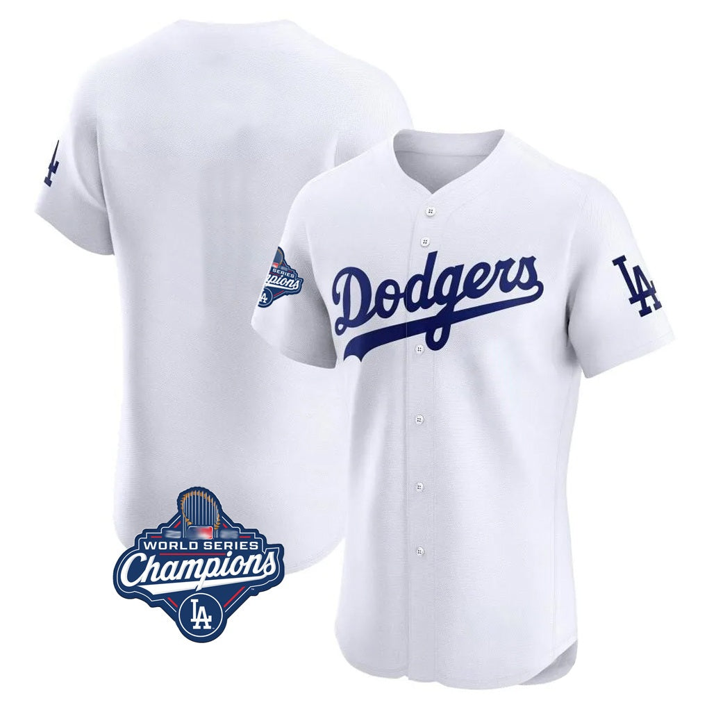 Los Angeles Dodgers Blank Player White Fotopoulosg Limited Elite Home World Series Meet Stitched Jerseys