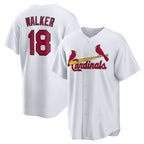 St. Louis Cardinals #18 Jordan Walker White Fotopoulosg Home Official Replica Player Jersey