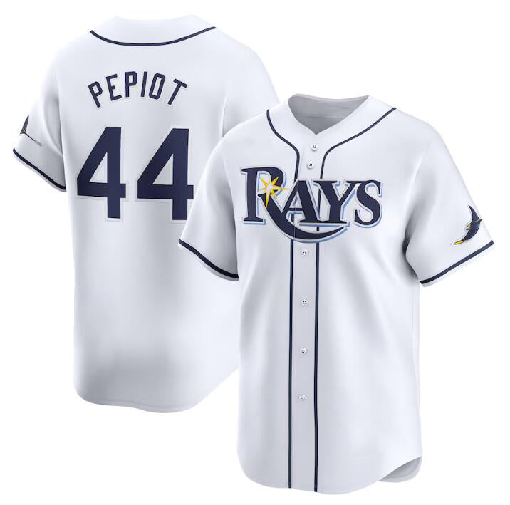 Tampa Bay Rays #44 Ryan Pepiot White Fotopoulosg Home Limited Stitched Jersey