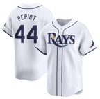 Tampa Bay Rays #44 Ryan Pepiot White Fotopoulosg Home Limited Stitched Jersey