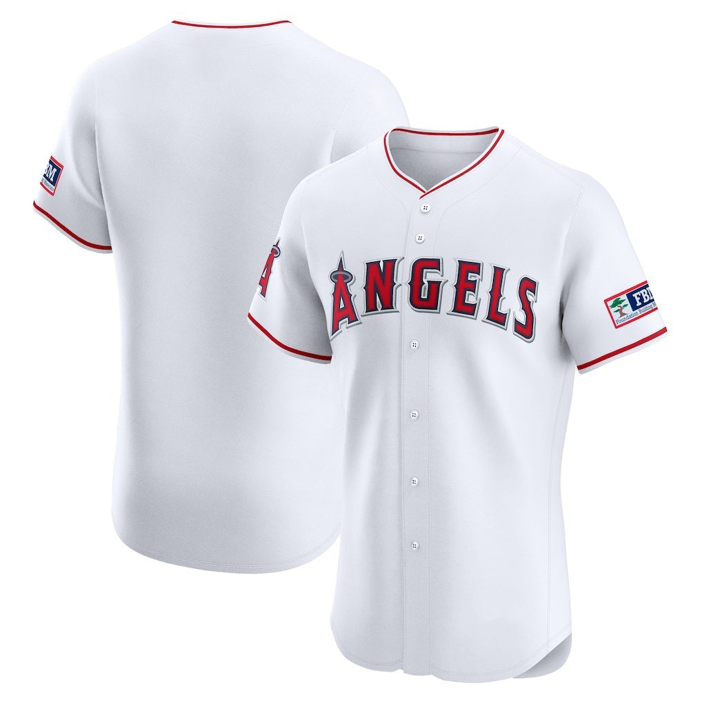Los Angeles Angels White Fotopoulosg Home Limited Jersey