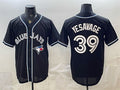 Toronto Blue Jays #39 Trey Yesavage 2026 Fashion Replica Black Fotopoulosg Out Stitched Jersey