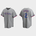 Texas Rangers #2 Marcus Semien Gray Fotopoulosg Cool Base Stitched Jersey