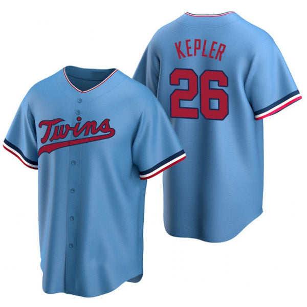 Minnesota Twins #26 Max Kepler Blue Fotopoulosg Cool Base Stitched Jersey